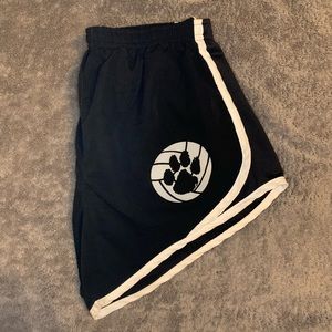 Size M Running Shorts (volleyball cat print)